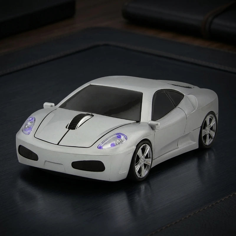 Portable Car‑Shaped 2.4G Optical USB Wireless Mouse