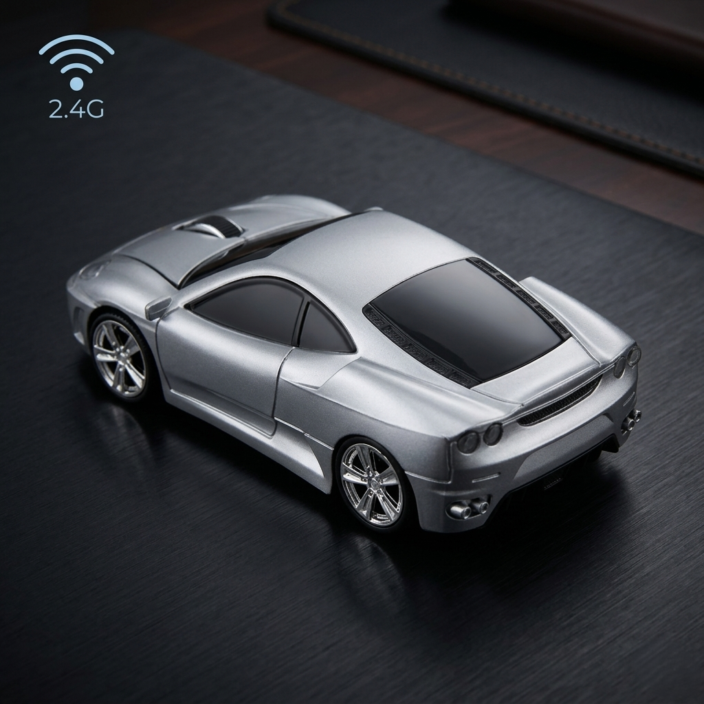 Portable Car‑Shaped 2.4G Optical USB Wireless Mouse
