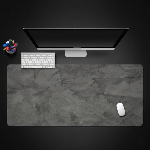 Gray Series Mouse Pad, Overlocked Edges, Desk Mat for PC & Laptop