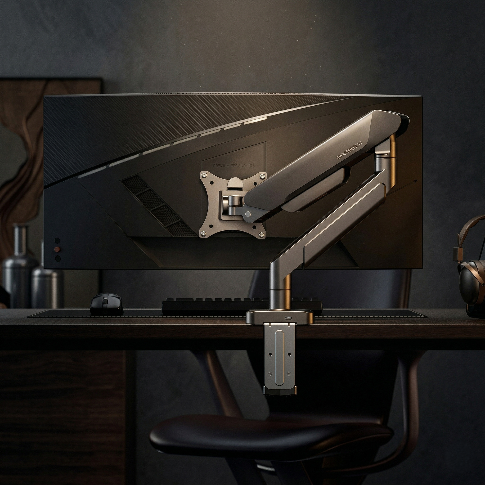 Universal Single Monitor Desk Mount Stand for Screens Up to 32 inches