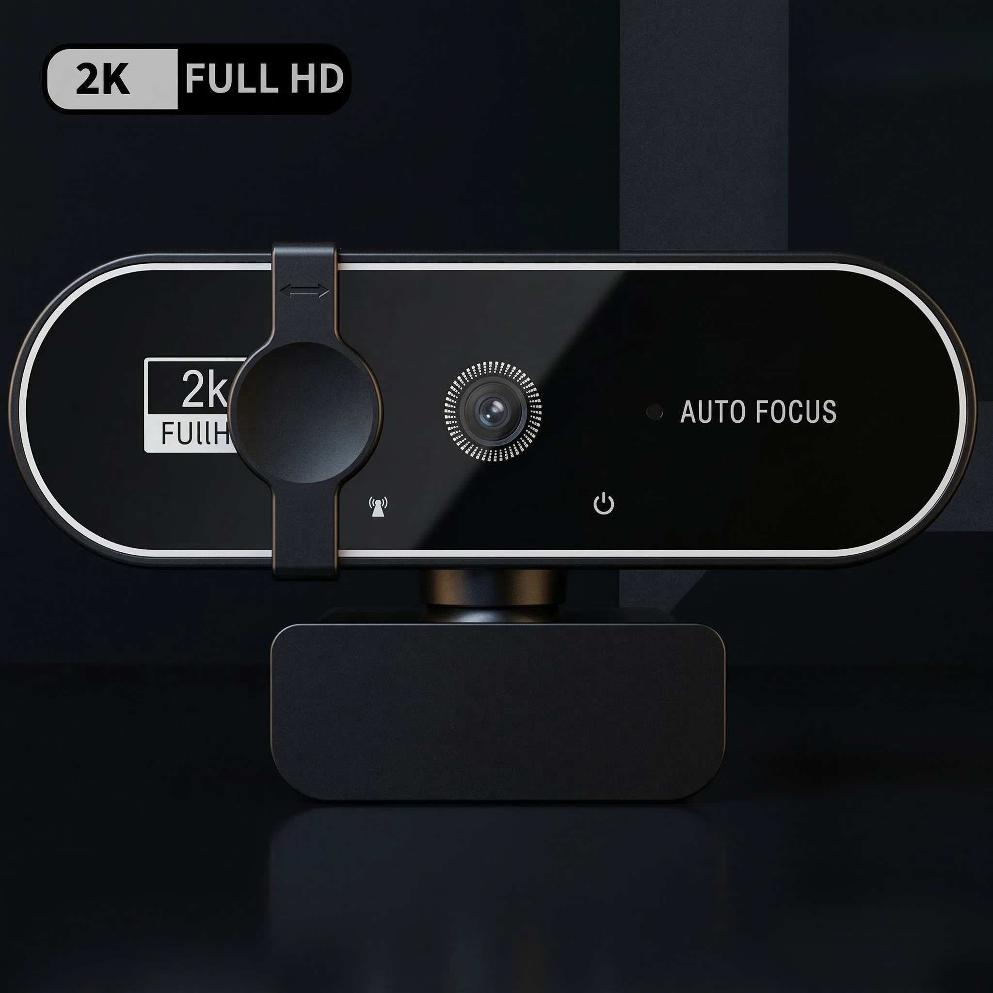 Ultra HD 4K Autofocus Webcam | Built-in Mic for Streaming & Office