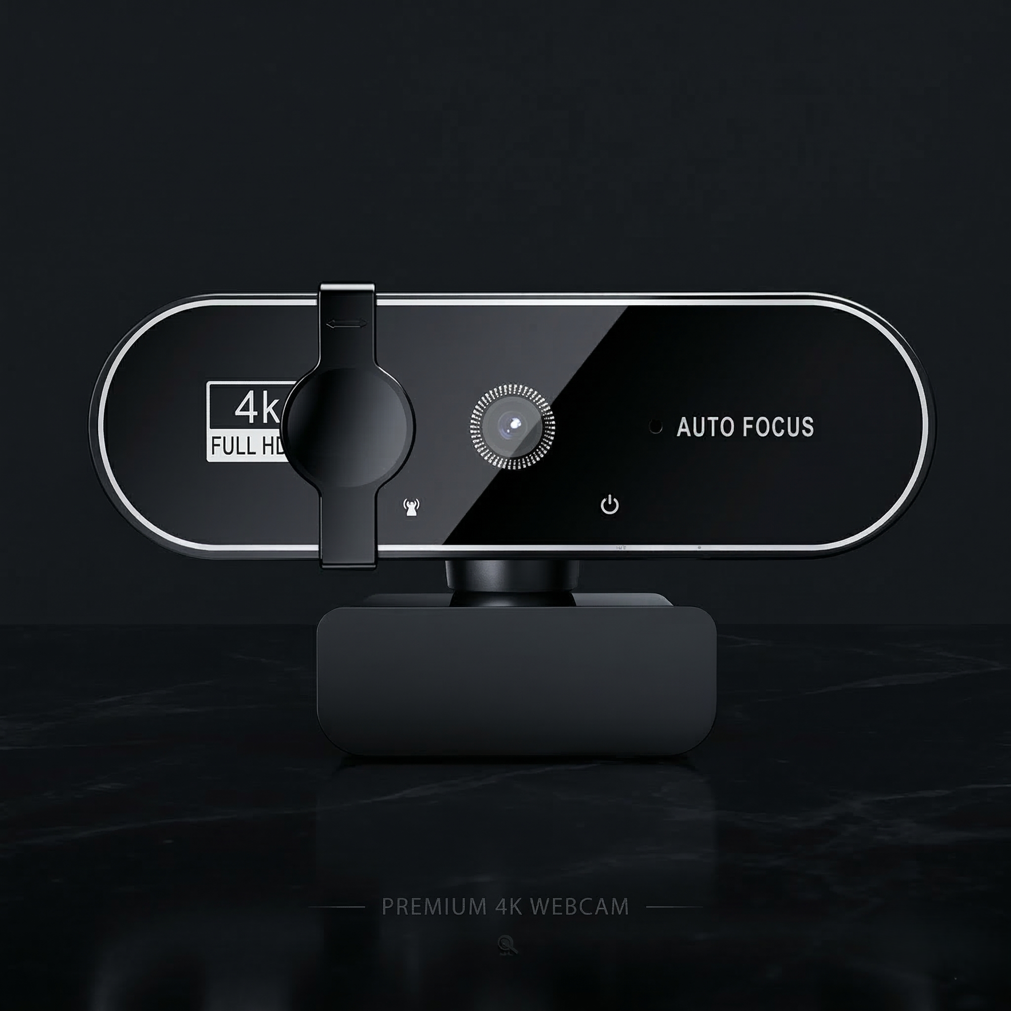 Ultra HD 4K Autofocus Webcam | Built-in Mic for Streaming & Office