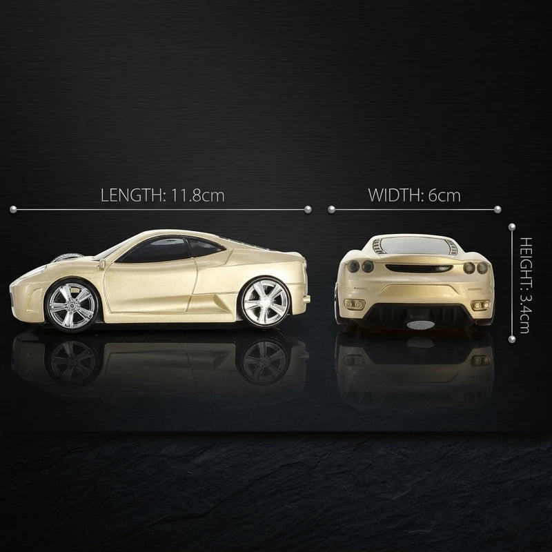 Portable Car‑Shaped 2.4G Optical USB Wireless Mouse