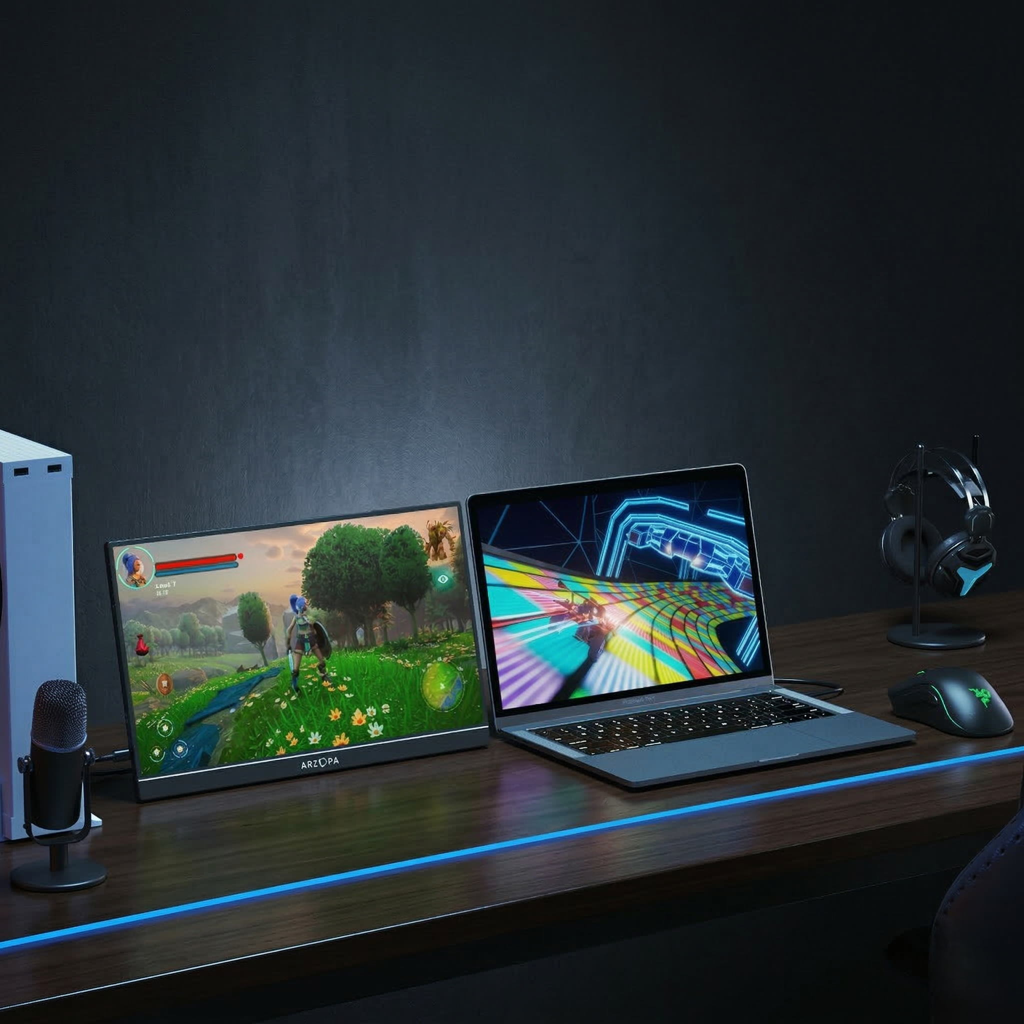 Arzopa 16.1" 144Hz Portable Gaming Monitor | 100% sRGB | Ultra-Slim