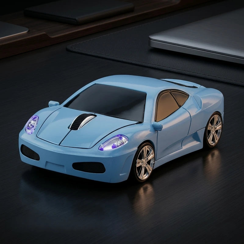 Portable Car‑Shaped 2.4G Optical USB Wireless Mouse