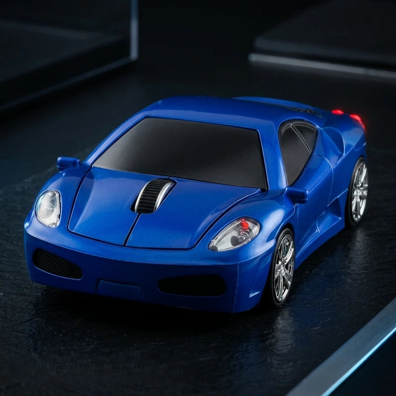 Portable Car‑Shaped 2.4G Optical USB Wireless Mouse