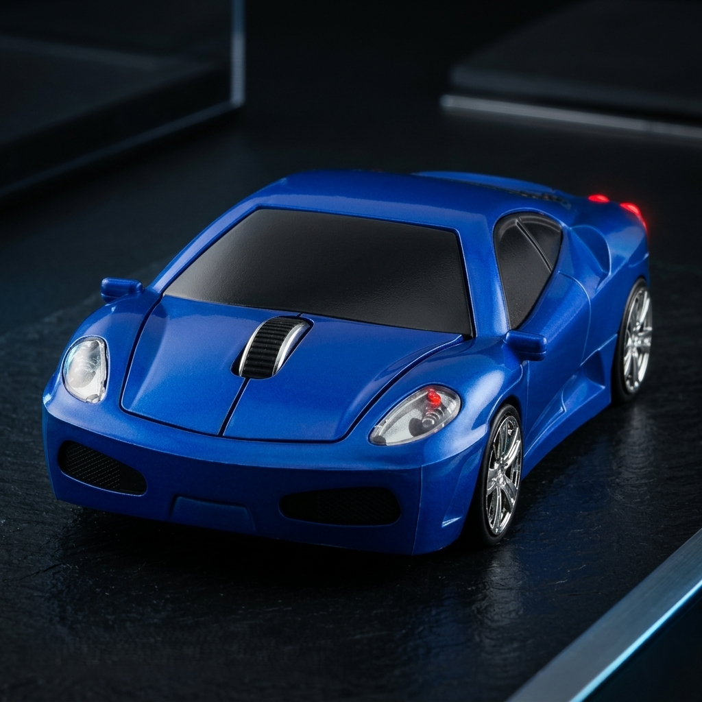 Portable Car‑Shaped 2.4G Optical USB Wireless Mouse