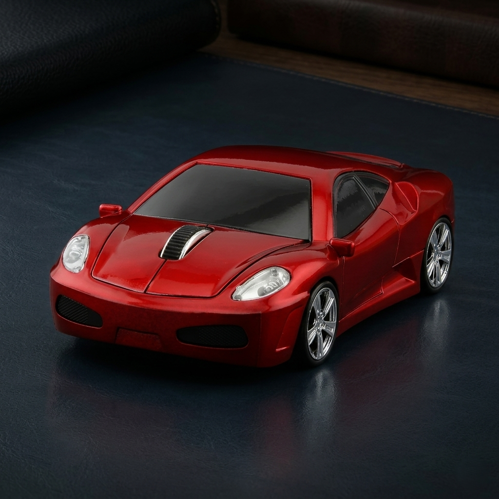 Portable Car‑Shaped 2.4G Optical USB Wireless Mouse