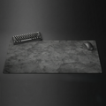 Gray Series Mouse Pad, Overlocked Edges, Desk Mat for PC & Laptop
