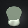 Green wrist rest on a dark background