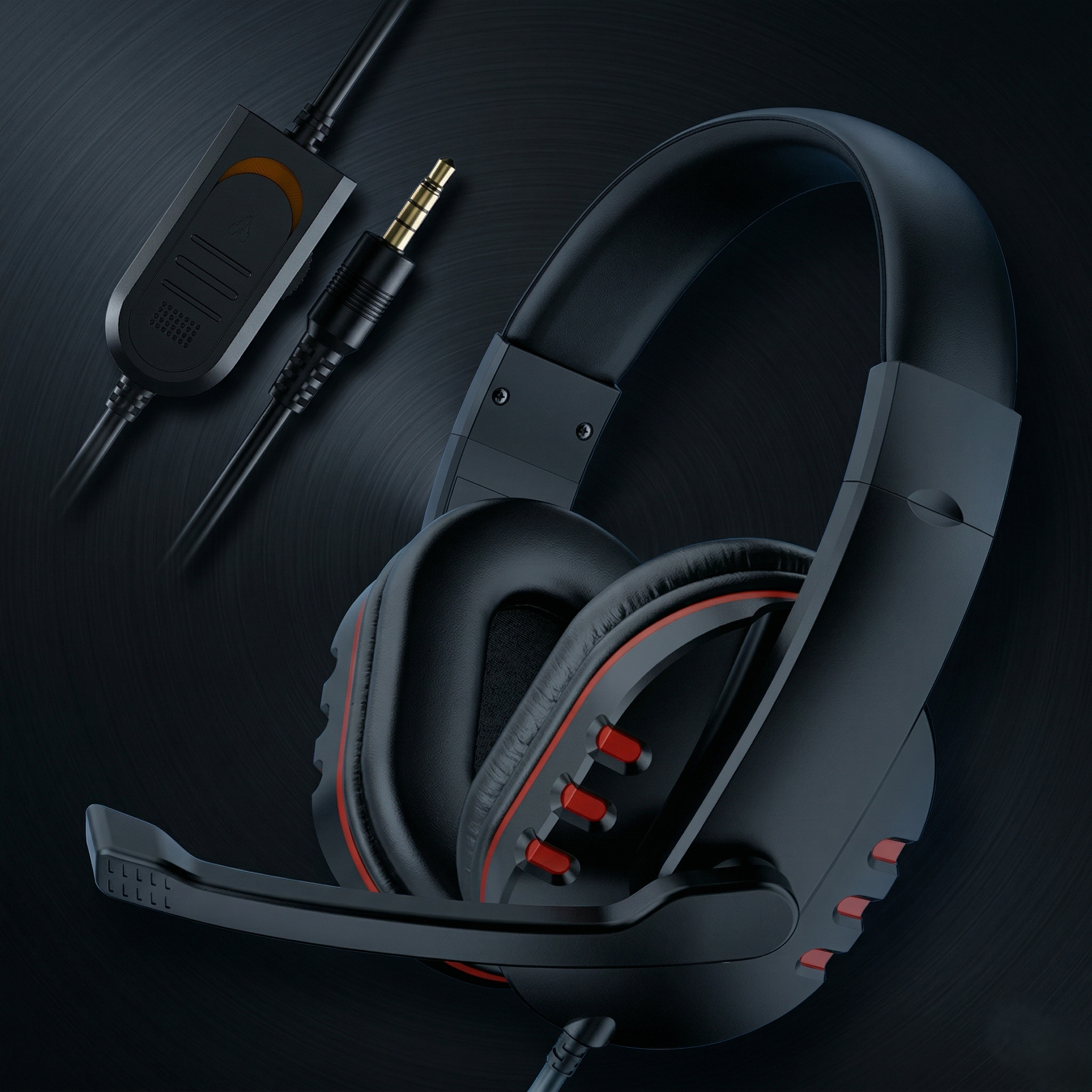 3.5mm Wired Gaming Headphones with Mic for PS4/PC