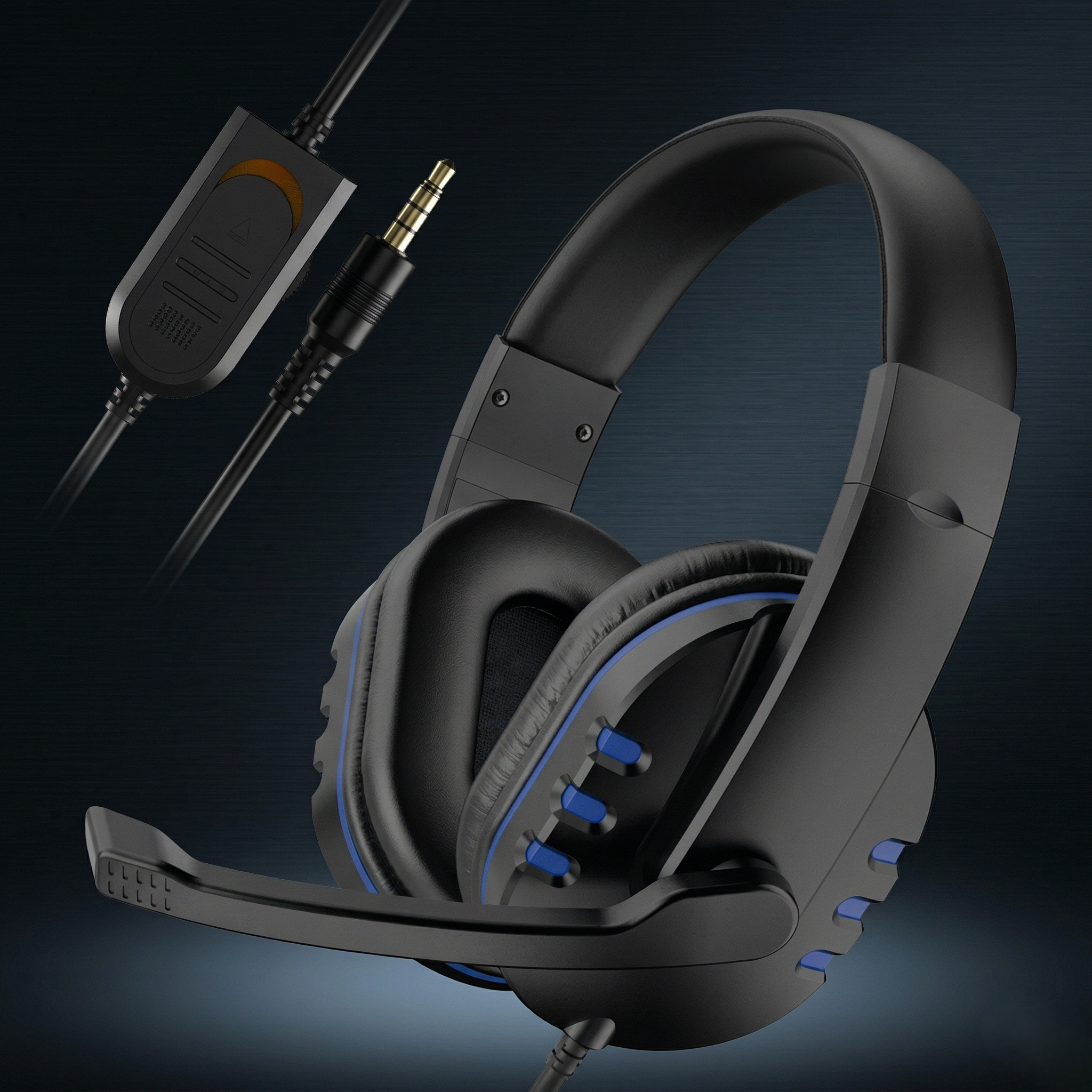 3.5mm Wired Gaming Headphones with Mic for PS4/PC