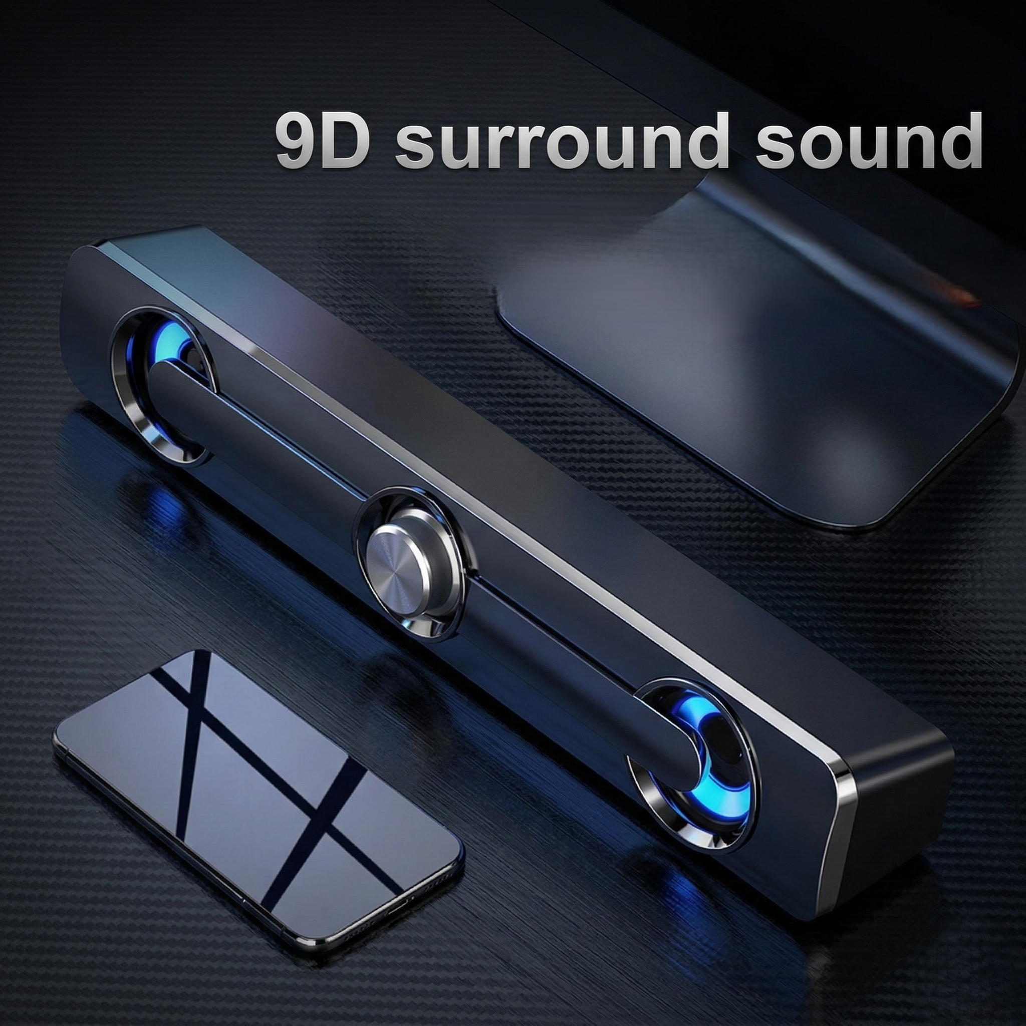 2-in-1 Universal Soundbar | Bluetooth & 3.5mm Aux Support