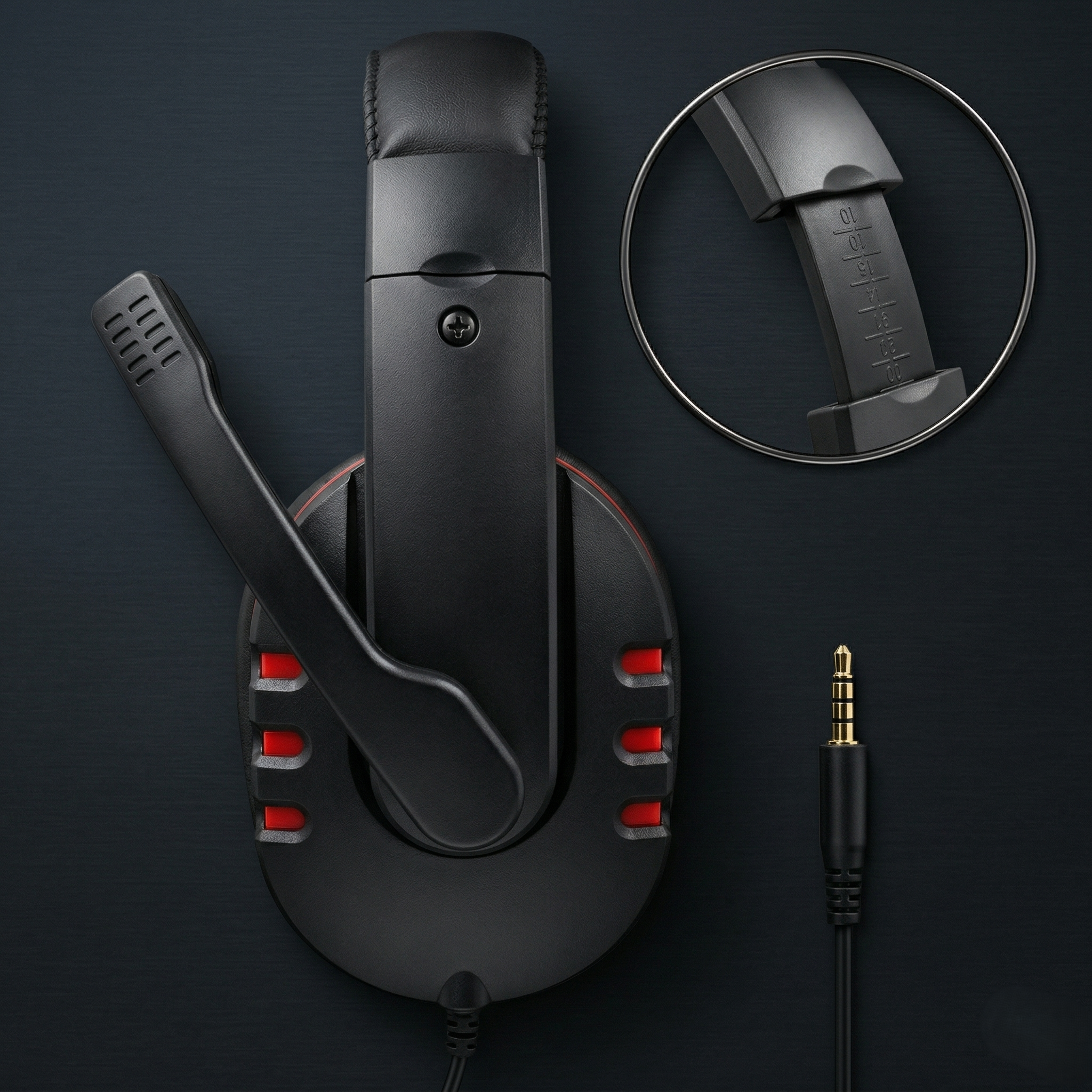 3.5mm Wired Gaming Headphones with Mic for PS4/PC