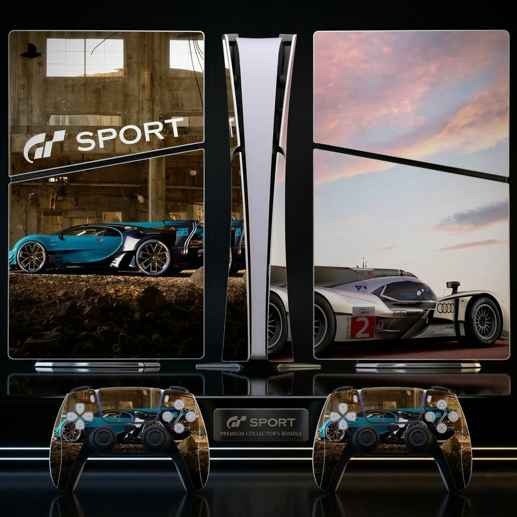Gran Turismo PS5 Slim Digital Vinyl Skin Set For Console & 2 Controller