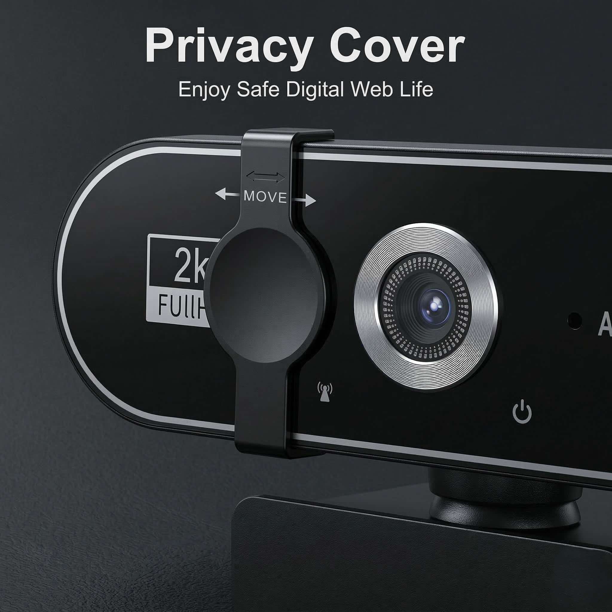 Ultra HD 4K Autofocus Webcam | Built-in Mic for Streaming & Office