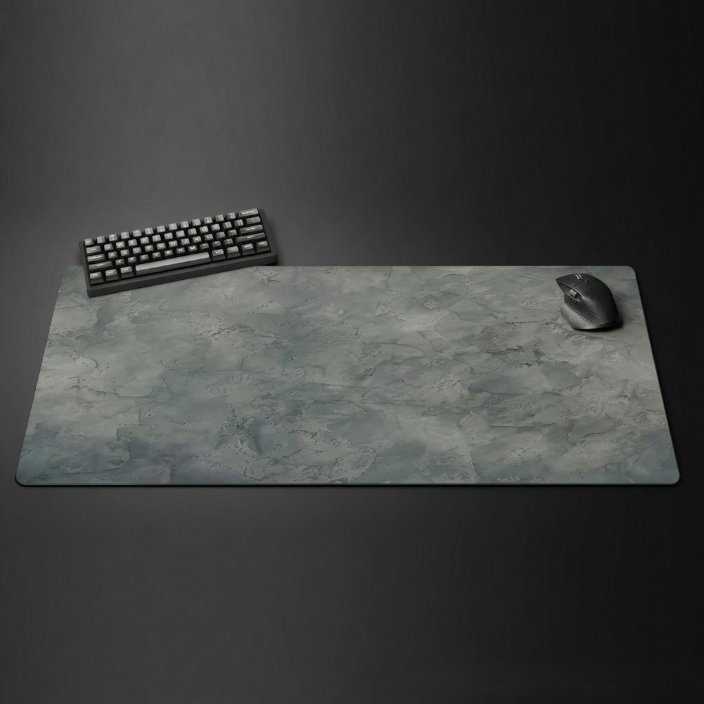 Gray Series Mouse Pad, Overlocked Edges, Desk Mat for PC & Laptop