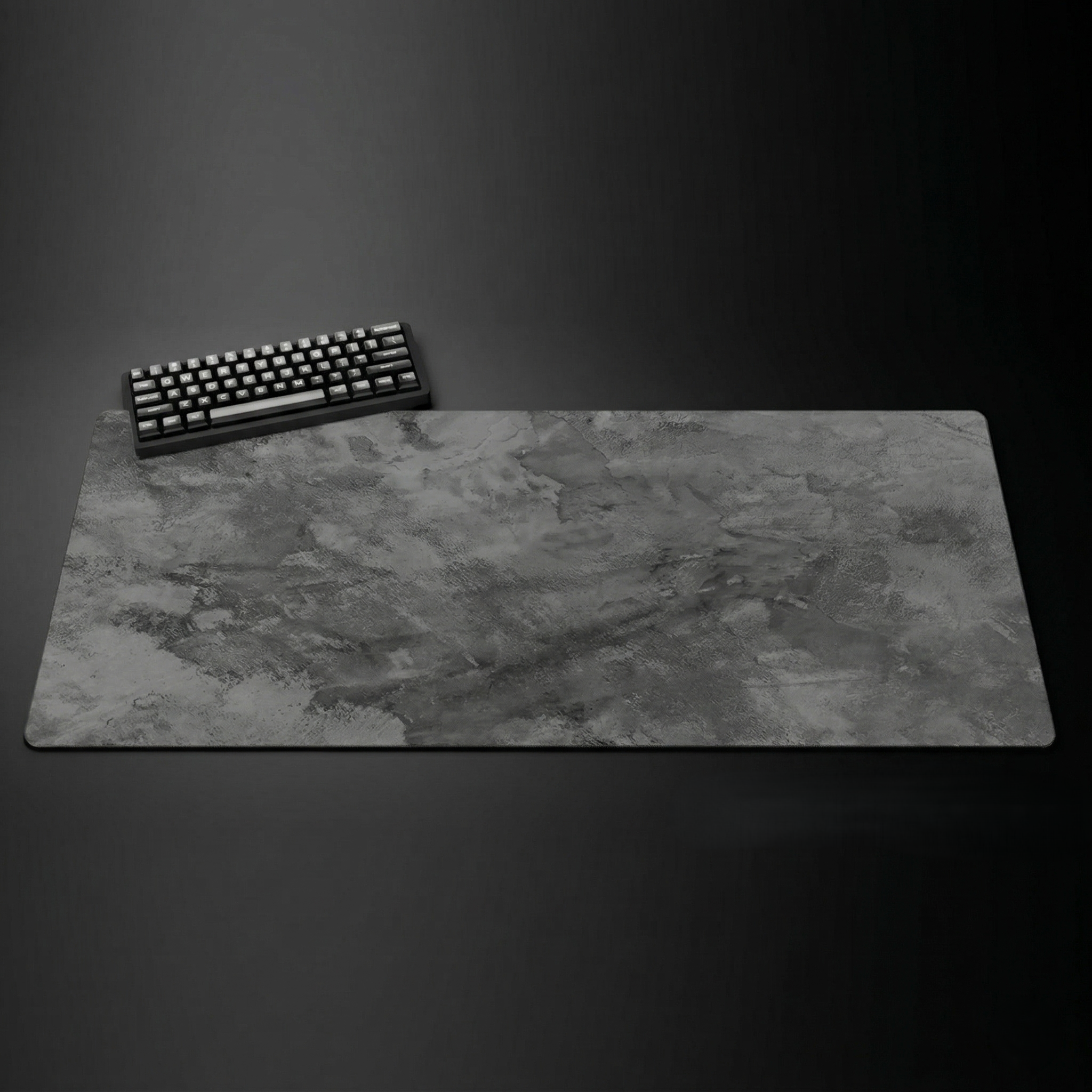 Gray Series Mouse Pad, Overlocked Edges, Desk Mat for PC & Laptop